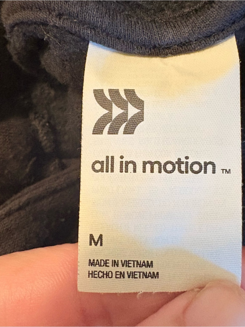 All In Motion Women’s Full-Zip Hooded Sweatshirt – Black (Size M) - Picture 4 of 6
